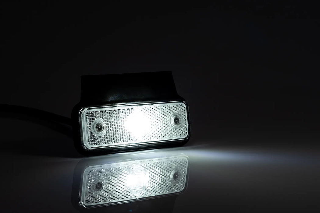 FRISTOM FT-004 B+K LED LED-markeringsljus Vit med vinkelfäste