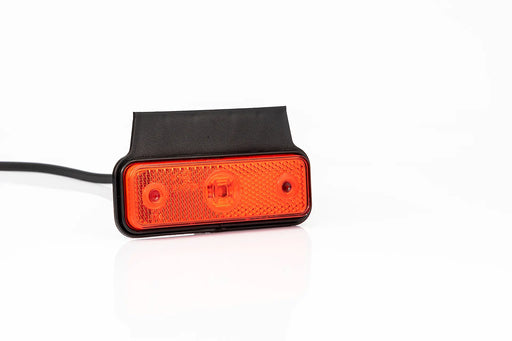 FRISTOM FT-004 C+K LED LED-markeringsljus Röd med vinkelfäste