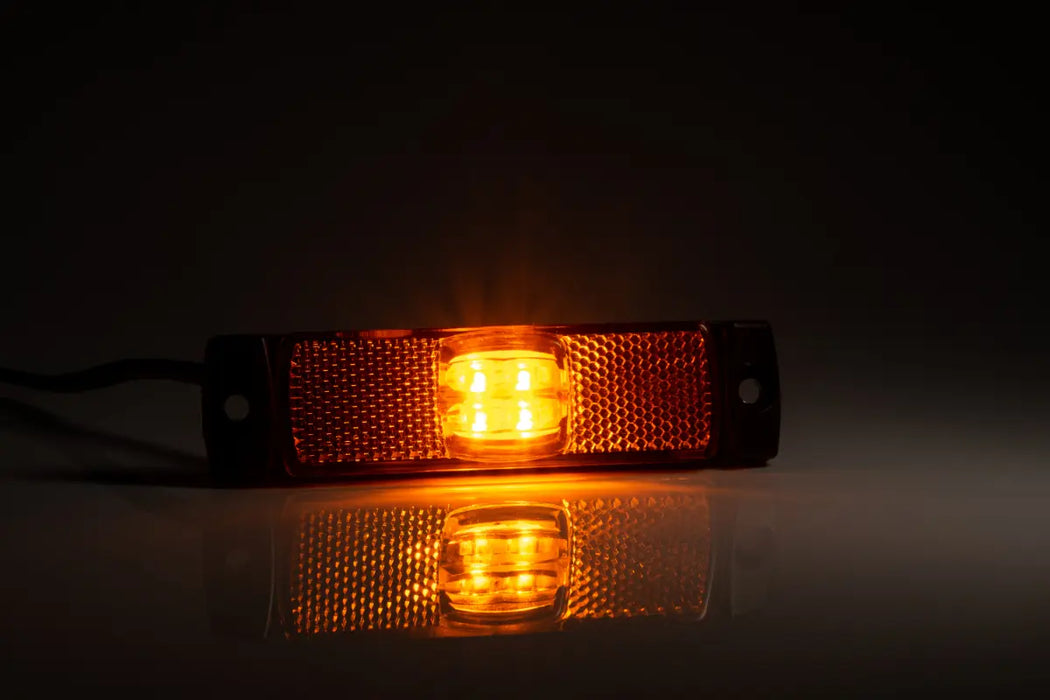 FRISTOM FT-017 Z+K LED LED-markeringsljus Gul/amber med vinkelfäste