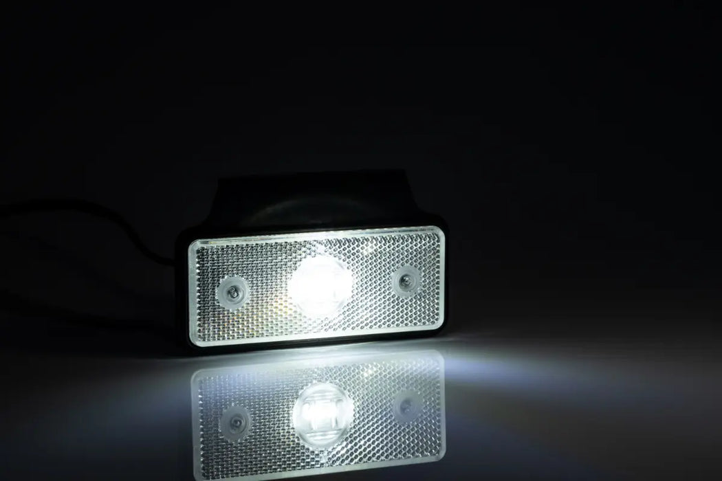 FRISTOM MD-013 B+K LED LED-markeringsljus Vit med vinkelfäste