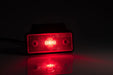 FRISTOM MD-013 C+K LED LED-markeringsljus Röd med vinkelfäste
